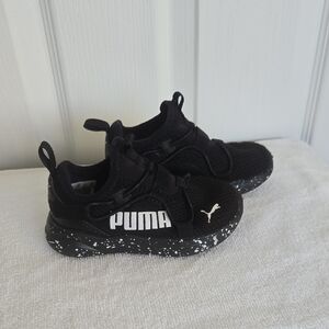 Puma Kids Black Sneakers